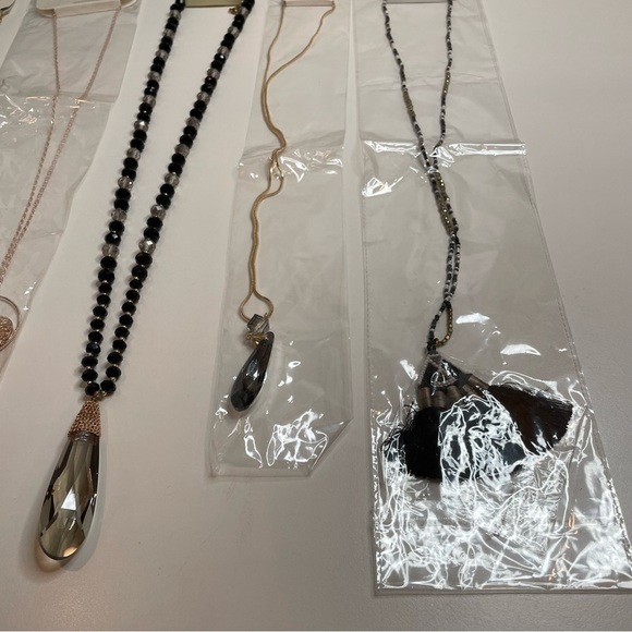 Long Necklaces with Beads and Tassels Costume Jewelry Set of 5 NEW with tags - Picture 4 of 5